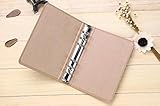 Kraft Paper 6-Hole Ring Binder Folder/File/Cover For Journal Note Book Diary (A5)