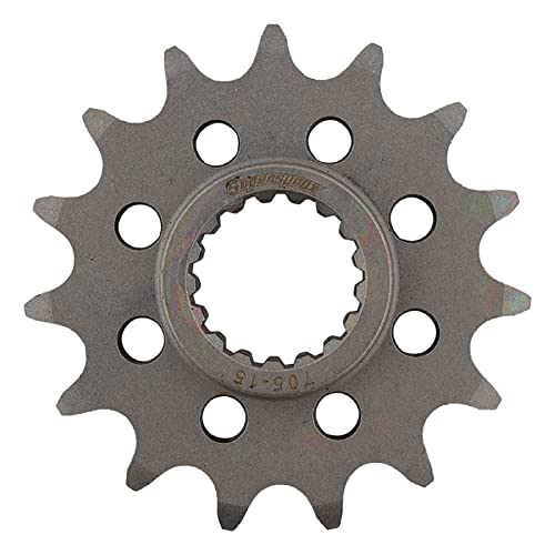 Supersprox Cst-705-15-2 Front Sprocket Compatible With/Replacement For Aprilia Etv 1000 Caponord 2001-2007, Rst 1000 Futura 2001-2004, Rsv 1000 Mille 2000-2003, Rsv 1000 R Racing 2004-2008 #TOP5