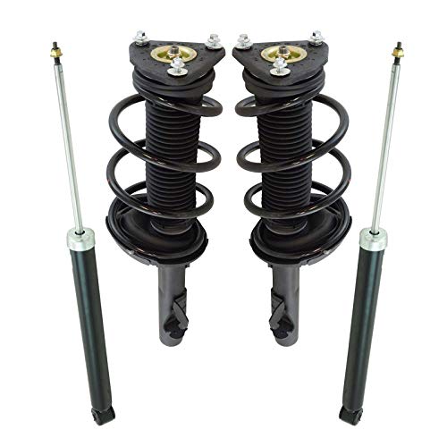 Image of TRQ Front and Rear Complete Strut Assembly & Shock Absorber Kit Complete Strut & Coil Spring Assembly Compatible with 2013-2019 Ford Escape