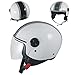 Produktbild Motorradhelm Quad Roller Offenes JetHelm Viser ECE 22 05 Grific Weiss XS