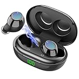 Ear Buds Wireless, True Wireless Ear Buds Earbuds & in-Ear Touch Control Bluetooth 5.0 Headphones with Microphone, Waterproof Bluetooth Wireless Earbuds for Sports
