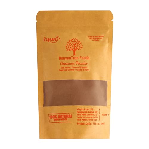 BanyanTree Foods Pure Zimt gemahlen | Zimtpulver | Cinnamon Powder 100g