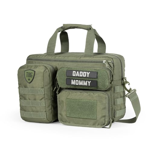 Image of Tactical Baby Gear 4th Gen Tactical Diaper Bag for Dads w/Included Changing Mat, Stroller Straps