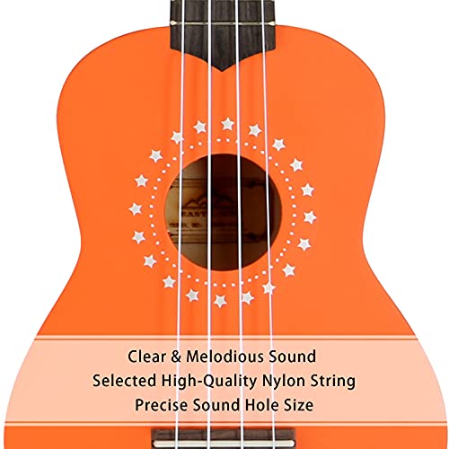 EastRock Ukulélé soprano 21 pouces Kit débutant pour ukulélé pour enfants, adultes, jeu de base pour guitare Hawaii avec… - Les Beatles, Paul McCartney, John Lennon, RIngo Starr, George Harrison EastRock Ukulélé soprano 21 pouces Kit débutant pour ukulélé pour enfants, adultes, jeu de base pour guitare Hawaii avec… – Image 4