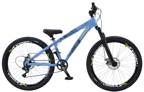Bicicleta Aro 26 Rino FRX 7v Shimano Pneu Vmaxx Largo (Azul Bebe