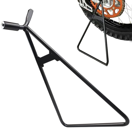 Support de moto pour la plupart des roues et support triangulaire pour vélo stable