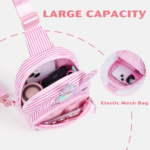 Image of YOOLIFE Unicorn Purse Birthday Gifts for Little Girls Kid Sling Bag, Pink A