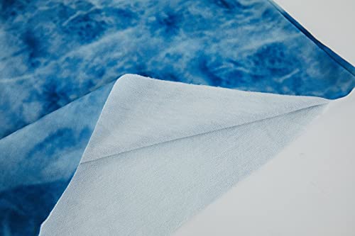 Girls Crop Tops Hoodie Tie Dye Shirt Tracksuits Workout Top Pants 2 Piece Outfits Kids Sweatshirts Jogger Sweatpants Blue, 11-12 Years #TOP3