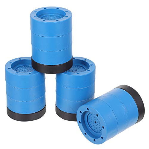 Mikikit Laundry Machine Holder Anti-Vibration Pads 4pcs Safety Washing Machine Prop Mats