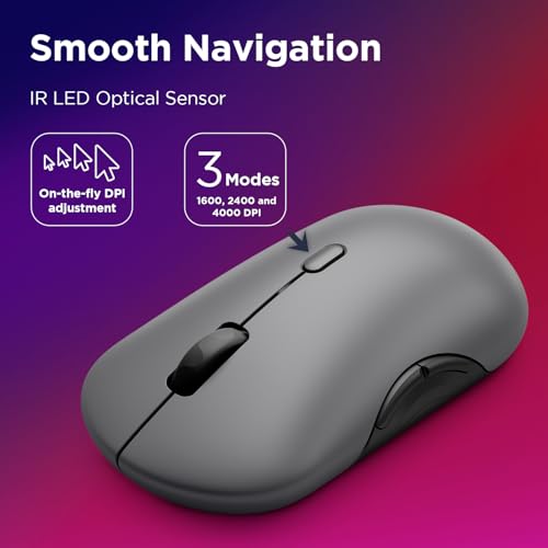 Souris Lenovo GY51S61898 – Ambidextre, Bluetooth, 4000 DPI - vue 6