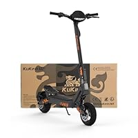 KuKirin G2 Monopattino Elettrico Adulto Pieghevole, Batteria 48V 15.6Ah, Autonomia fino a 55 km, Pneumatici Tubeless 10 Pollici, Doppia Sospensione, Doppio Freno a Disco
