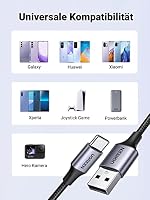 UGREEN USB C Kabel 3.1A USB A auf USB C Kabel Nylon Geflochten – Ansicht 4