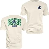 Blue 84 Standard NHL Officially Licensed T-Shirt Ringspun Front/Back Fury Ivory