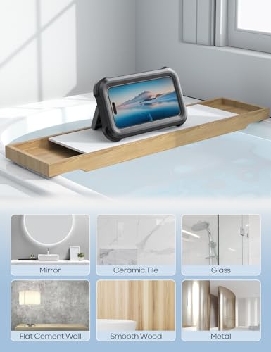 Lamicall STRY01-EU-B Shower Phone Holder Waterproof - 480° Rotatable Retractable Adjustable Shower Phone Case Holder thumb #5