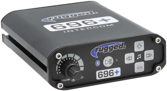 RRP696 Plus in Car Voice Activated Communications Intercom with Mounting Bracket and Hardware - Featuring Bluetooth for Wireless Music Capabilities