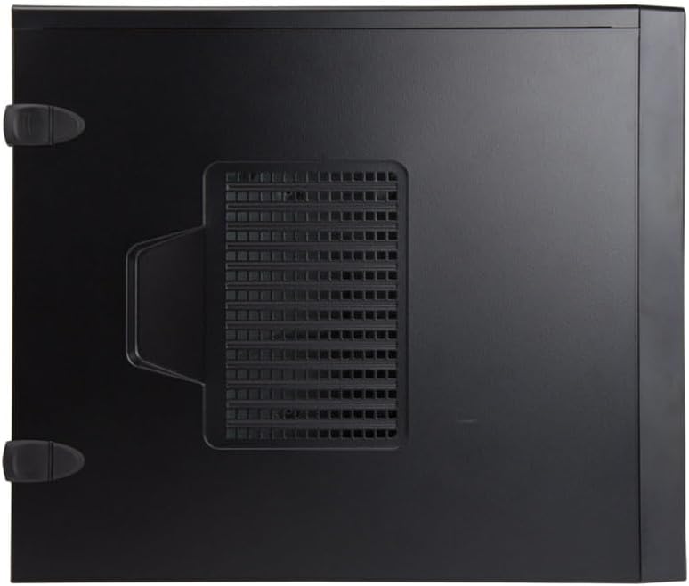 InWin EM048 Mini Tower Chassis-Configured up to 7 Drive Bays-Supports Micro-ATX-TAC 2.0 Thermal Solution-Auxiliary Cooling Fan-Front Ports Include USB 3.0 x2, USB 2.0 x2, HD Audio (EM048.CQ450TB3) - 3