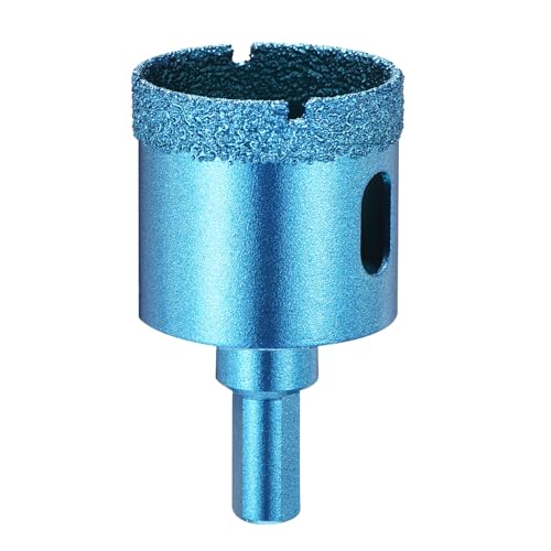 PATIKIL 1-1/2" Diamond Hole Saw 38mm 3-Flat Shank Blue