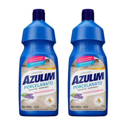 Limpa Porcelanatos Lavanda, Kit com 2 Unidades de 750ml