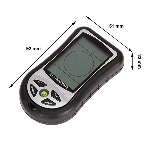Sunderpower 8 In 1 Digital Multifunction Lcd Compass Altimeter Barometer Thermometer #TOP4