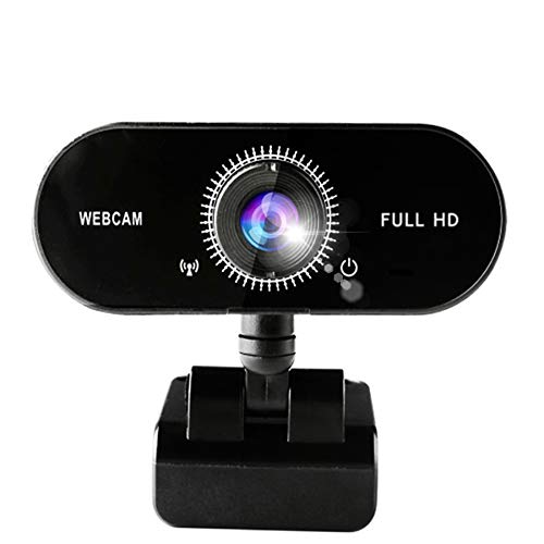 ZHUDAN Webcam avec Microphone, caméra 1080P pour Ordinateur de Bureau, Cours en Ligne et Diffusion en Direct, Compatible avec Windows, Linux et MacOS Cover