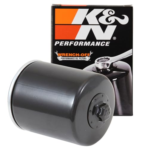 K&N Powersports Filtre à Huile - Bloc 75x94mm compatible avec Harley Davidson (KN-170)