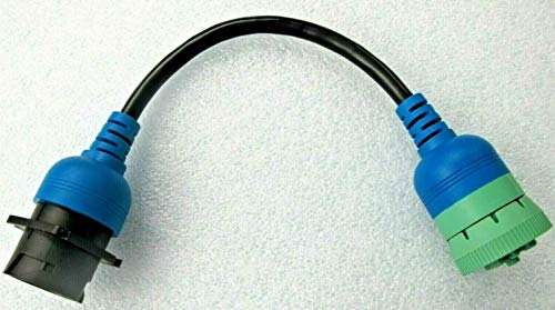 Xpertx Solutions J1939 Crossover Cable with 9pin Green Type 2 to Black CAN3 to CAN1 Adapter Cable Aftermarket Replacement