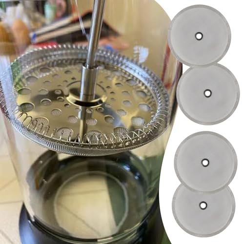 1 pacote com filtro de prensa francesa, filtro de malha, tela de substituição de prensa francesa de