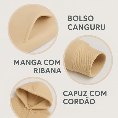 Men's Hoodie with Pockets, Solid Color, Casual Sweatshirt, Warm Top2