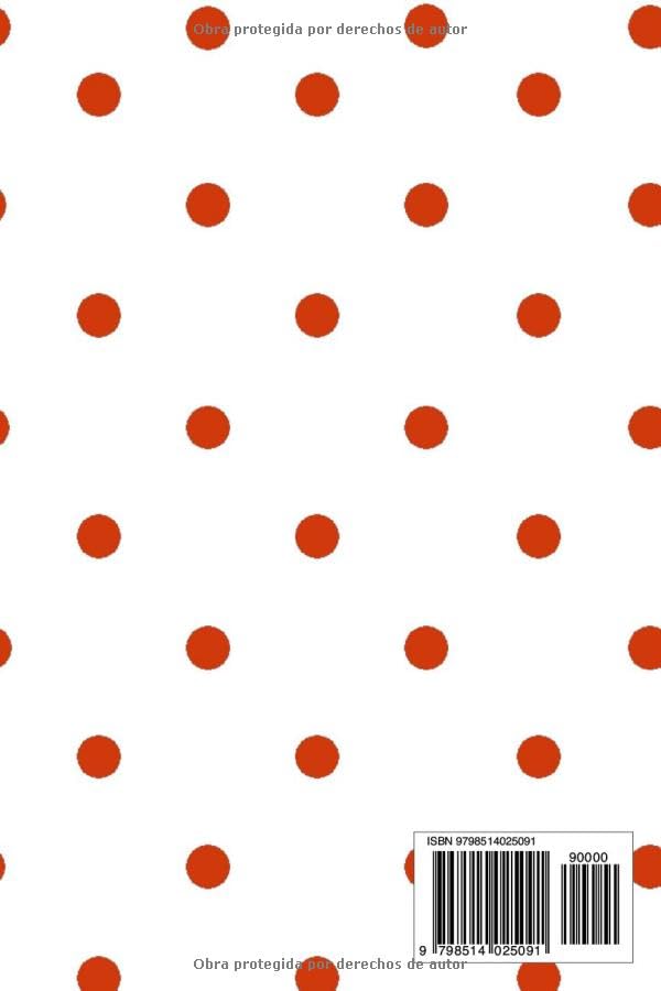 Miniatura 2 de Bloc de Notas con LUNARES rojos y GATITO (Inspirado en la Historia del Señor Don Gato) (Cuadernos de Escritura Cuento del Señor Don Gato)