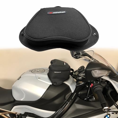 LVOEN New Motorcycle Fuel Tank Bag Kit Fit for BMW S1000RR S1000R 2020 2021 2022 2023 Luggage Storage Bag Black Tank bag