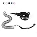 WOOWAVE SUP Leash 11 Foot Coiled Stand Up Paddle Board Surfboard Leash Stay on Board Ankle Strap with Waterproof Wallet/Phone Case (Clear Black Core)