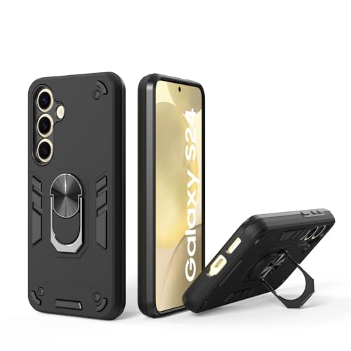 Image of NDCOM for S24 Cover | Premium Samsung S24 Back Cover for Enhanced Protection S24 Back Cover for Ultimate Device Safety and Style | Ring Holder Case