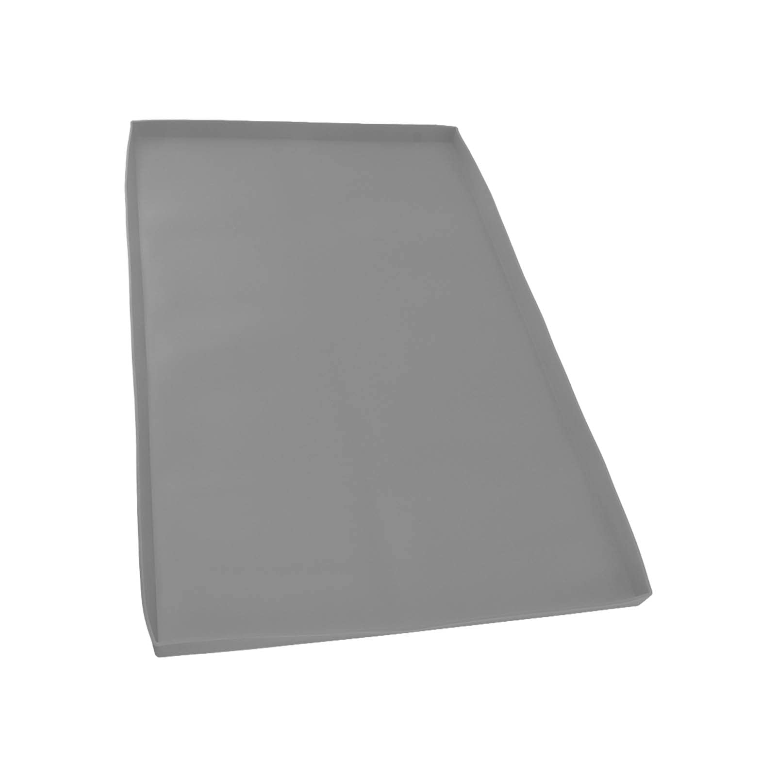 Estera de Plancha de Silicona para Plancha, Cubierta Protectora de Alta Resistencia con gestión de la Grasa, Estera Gruesa y Flexible Que no transmite Calor para (36 Pulgadas Gris)