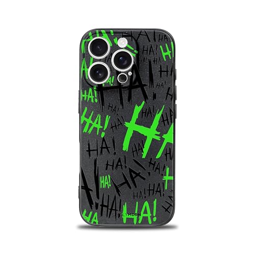 SIMPLYMDRN Slim for iPhone 14 Pro Max - Joker Haha Design - Cool Case for Men - Superhero Villain Designer Cover - Slim and Flexible (Jok3ster Green)