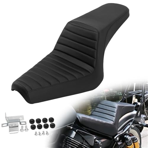 Cojín asiento motocicleta Bolt 950 XV950 XVS R C SPEC 2013-2019 cojines dos asientos negro 2