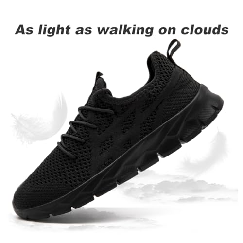 Image of DLWKIPV Mens Running Shoes Sneakers Non Slip Slip On Tennis Lightweight Athletic Cushioned Comfort for Walking Gym Fitness & Daily Training Leisure Sports