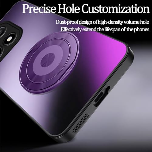 Coque OnePlus 15 rigide résolvant les risques de chute avec son support violet - 4