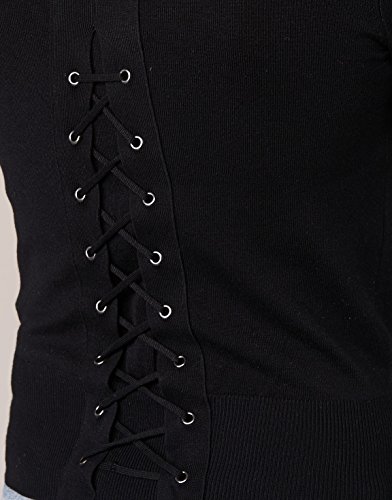 Morgan 171-mplus.m Felpa, Nero, S Donna