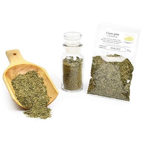 Curry grün, Curry-Pulver, Curry-Gewürz, Curry-Gewürzmischung, Currygewürz Cover