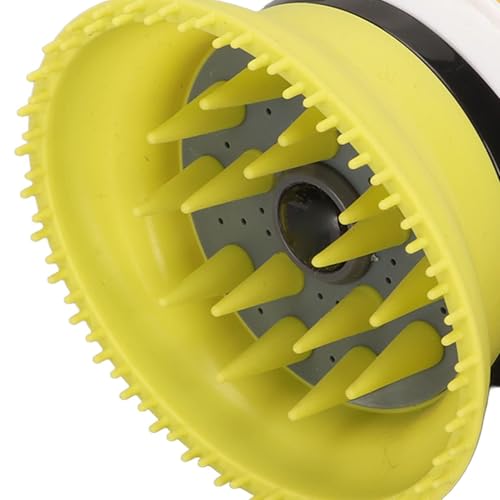 Haustier-Duschbrause, Handbrause Mit Ein-/Aus-Schalter, Hundewaschduschaufsatz, Hundebadebrause Zum Baden Und Massieren(Gelb)