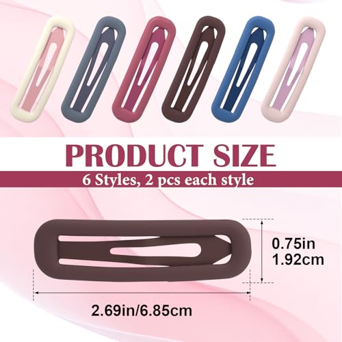 12 pzas pinzas de metal antideslizantes para cabello miniatura 2