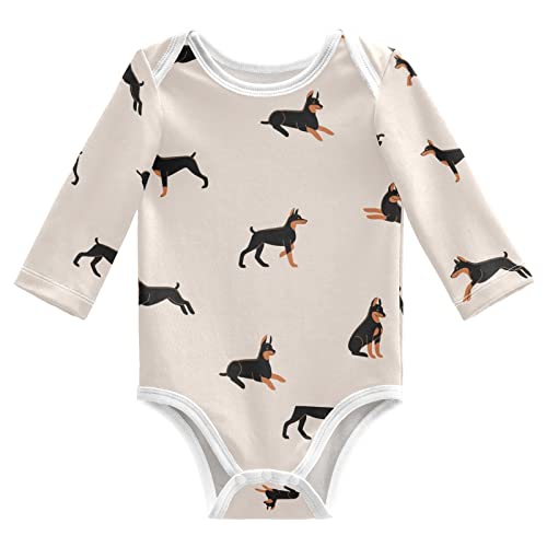 Image of vvfelixl Baby Long Sleeve Bodysuits Soft Cotton Baby Clothes for Boys Girls 0-24 Months