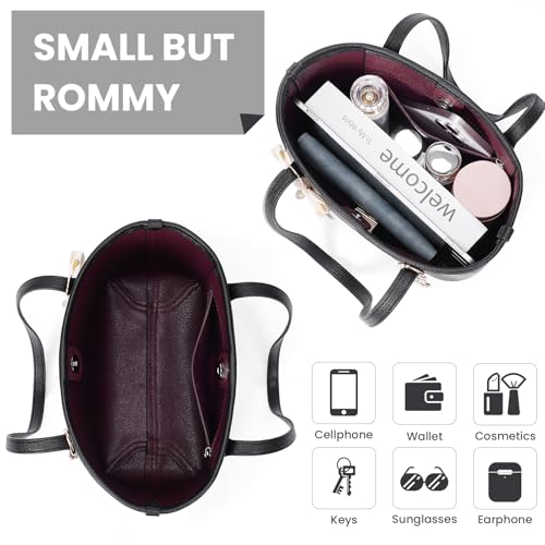 Bolso Tote Pequeño para Mujer de Cuero Vegano miniatura 6