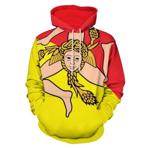 Sweat à capuche homme Sicile pour le running et l'entraînement quotidien au parc