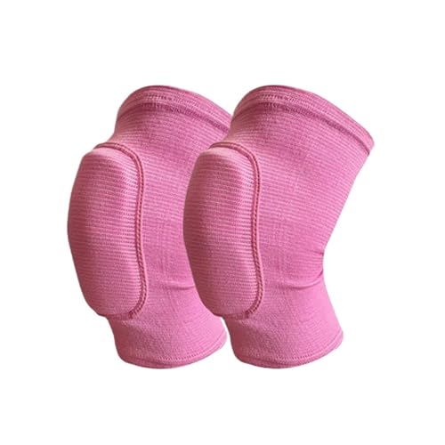 FDJZKFDU Knee Pads 1Pair Sports Knee Pads For Men Women Sport Compression Knee Brace For Dance Yoga Volleyball Football Running Cycling Tennis(Pink,L(65-80kg))