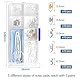 Brille Nasenpads Silikon, 25 Paar Nasenpads Brille zum Stecken, 5 Stile Brillen Nasenpads, Nasenpads für Brillen, mit Schrauben Pinzette und Brillenputztüche Geeignet für Brillenreparaturen