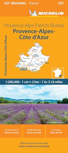 France: Provence-Alps-French Riviera Map 527 (Michelin Maps, 527)
