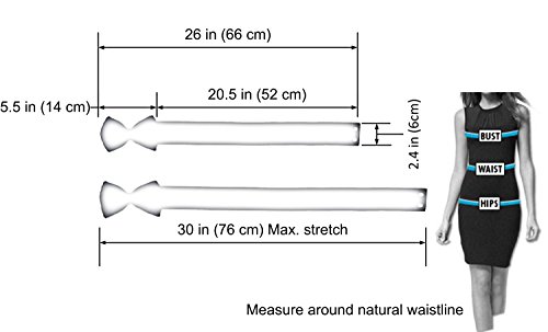 Women Cute Bow/Flower Wide Elastic Waist Belt - Adorable Dress Accessory 7