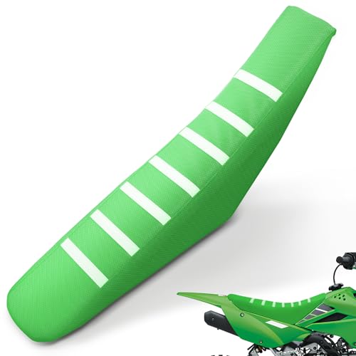 Housse de selle pour dirt pit bike verte idéale pour les circuits de cross