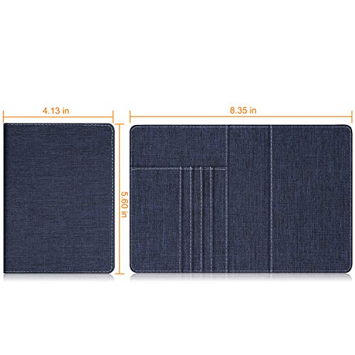 Fintie Passport Holder Travel Wallet Rfid Blocking Pu Leather Card Case Cover, Denim Indigo #TOP4